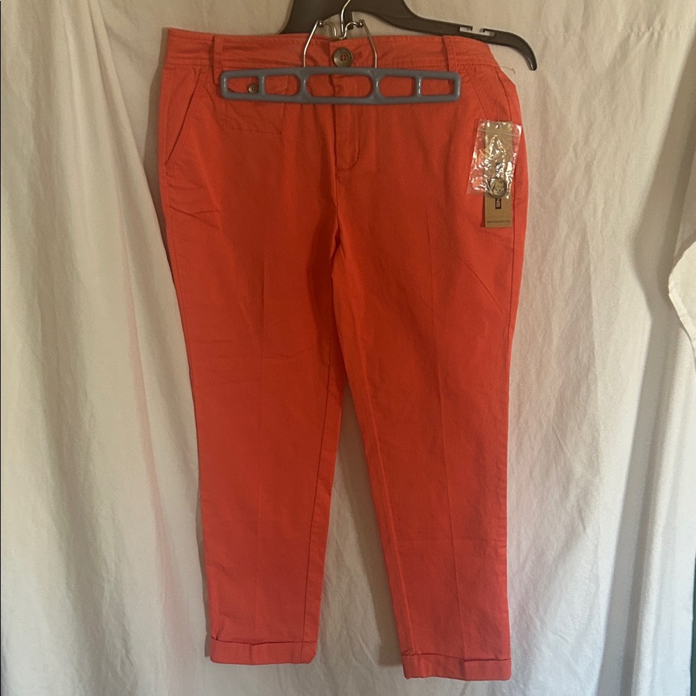 DKNY Women's Coral Slim Cropped Pants